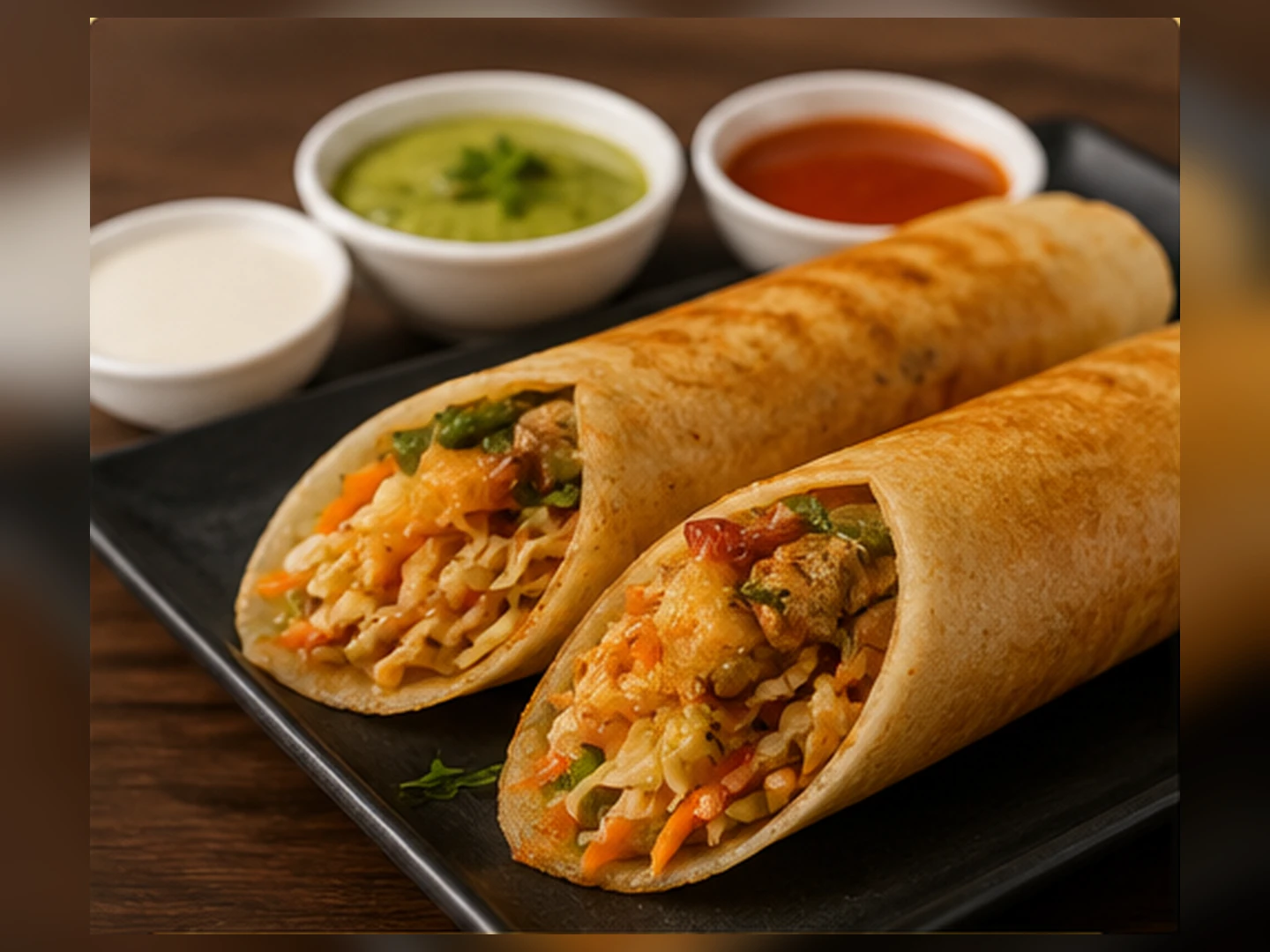 Spring Roll Dosa at Nawab 7